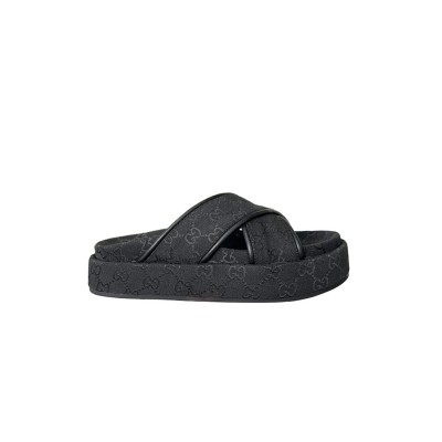 GUCCI WOMEN'S GG PLATFORM SANDAL 816798